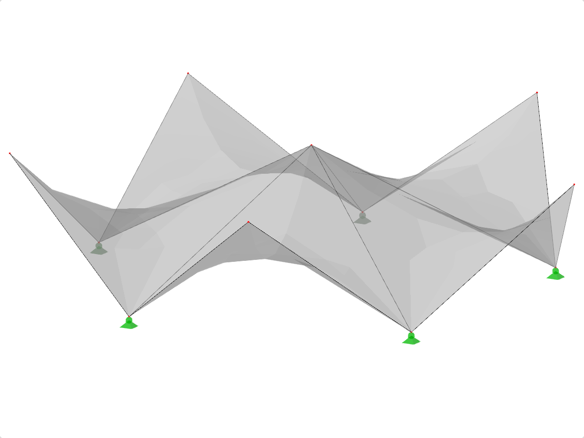 Модель ID 2126 | SHH071 | Антикластичные оболочки