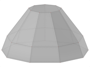 ID модели 2219 | SLD049 | Усеченная пирамида с коническим дном по номиналу
