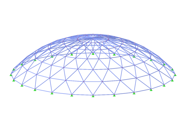 ID модели 3625 | TSC007 | Система ферм для сферических плоскостей
