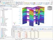 Модель здания: Результаты по этажам