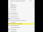 Отображение скрытых объектов на фоне