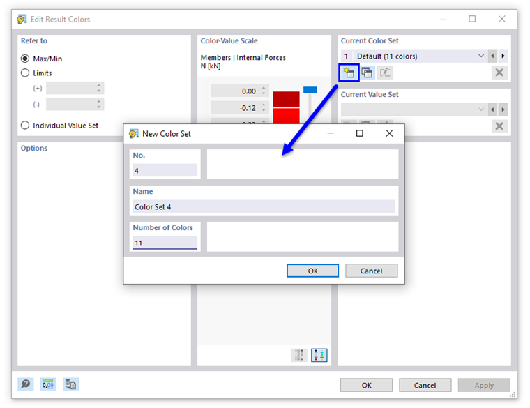 Создание новой цветовой палитры
