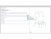 Определение модели, нагрузки и узла для импорта реакции на подшипник