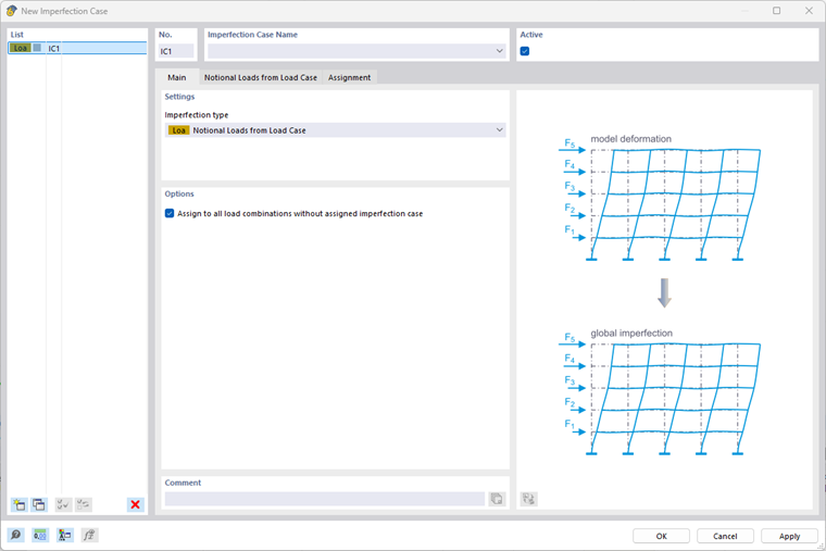 Тип несовершенства Замещающие нагрузки по загружению