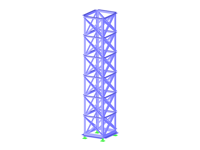 Модель 004242 | Сетчатая колонна