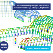 Выставочная оранжерея Кёльнского ботанического сада «Флора», Германия