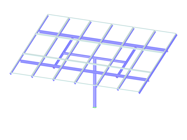 Модель 004248 | Стальная опора для солнечных панелей