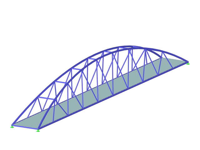 Модель 004366 | Пешеходный мост