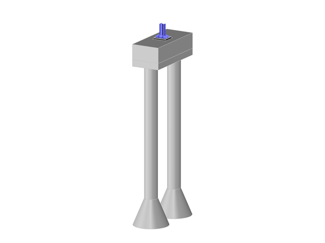 Модель 004371 | Анкерная плита H-колонны