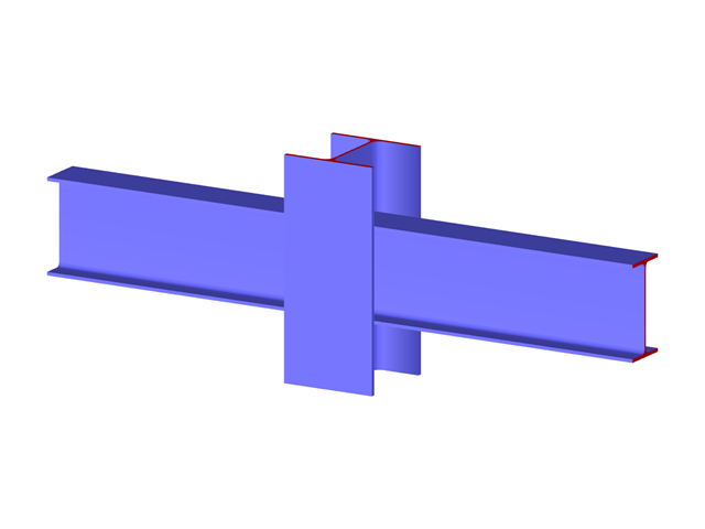 Модель 004374 | Шарнирное соединение балка-колонна
