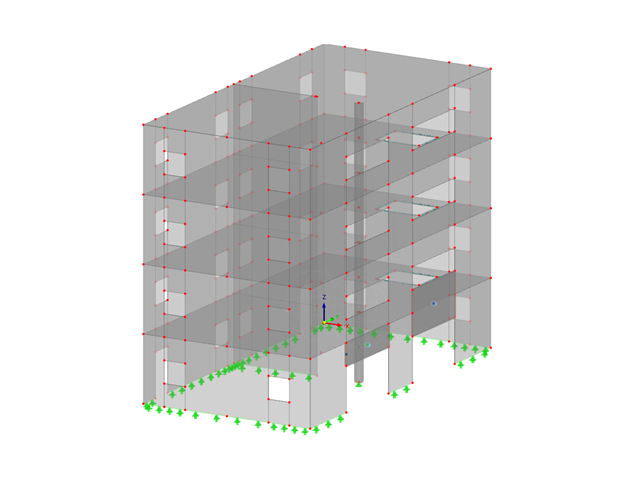 Модель 004386 | Многоэтажное железобетонное здание | CSA A23.3:19