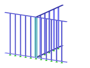 Модель 004469 | Тройная стальная каркасная панель