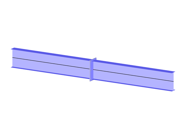 Модель 004563 | Соединение двутавровых балок