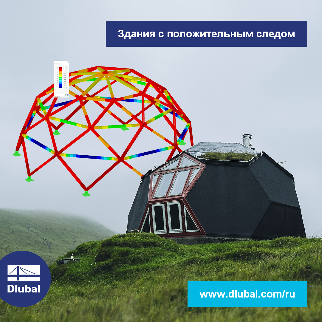 Здания с положительным следом