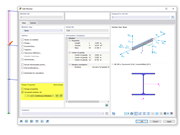 Расчёт стержня с помощью родительского блока стержней