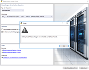 Часто задаваемые вопросы 005534 | Ich möchte eine Cloud-Berechnung starten. Es wird aber die Fehlermeldung…