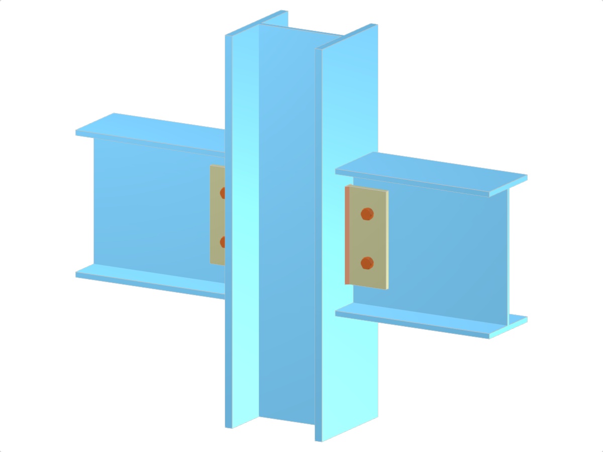 Модель 005130 | Балки к неразрезной колонне