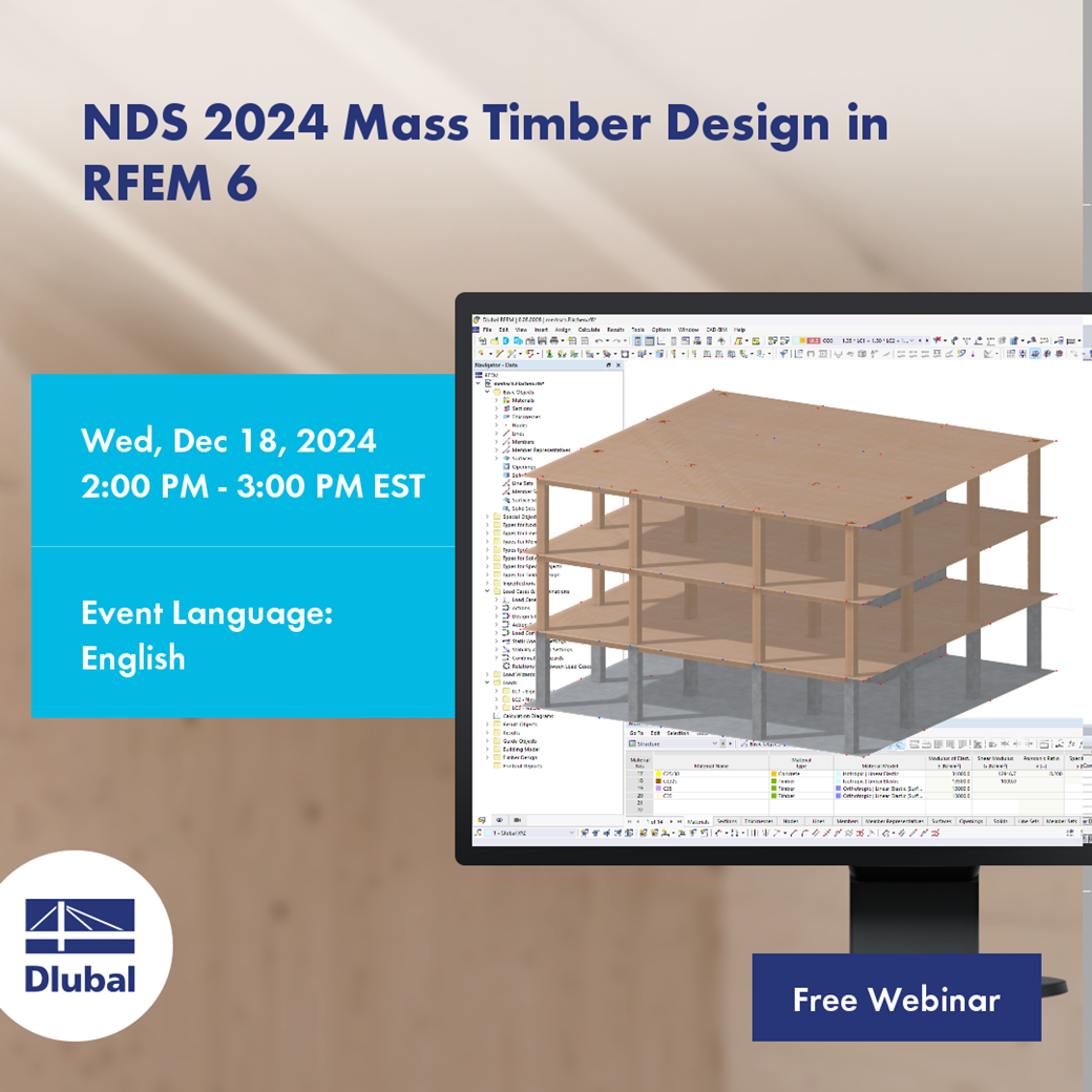 NDS 2024 Проектирование массовой древесины в RFEM 6