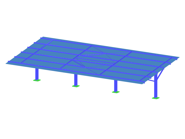 Ombrière photovoltaïque conçue par GH Hervouet | structure modulaire et durable