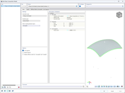Интерфейс для задания модели состава стекла в RFEM 6 для расчёта конструкций.