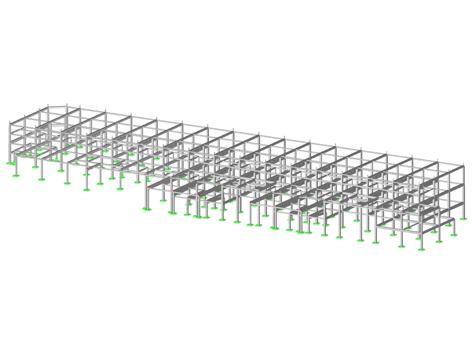 Modèle 005756 | Modèle de la structure de La Factory, Bondy, France