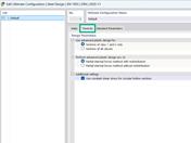 Опции пластических расчётов, основанных на частичных усилиях по EC 3