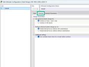 Опции пластических расчётов, основанных на частичных усилиях по EC 3