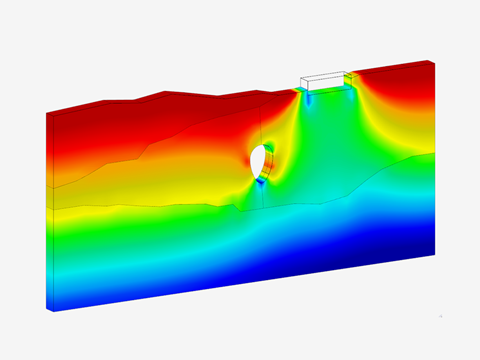 3D модель фундаментных конструкций в RFEM 6