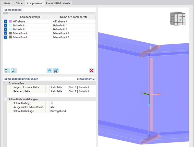 Сварной шов между верхними полками