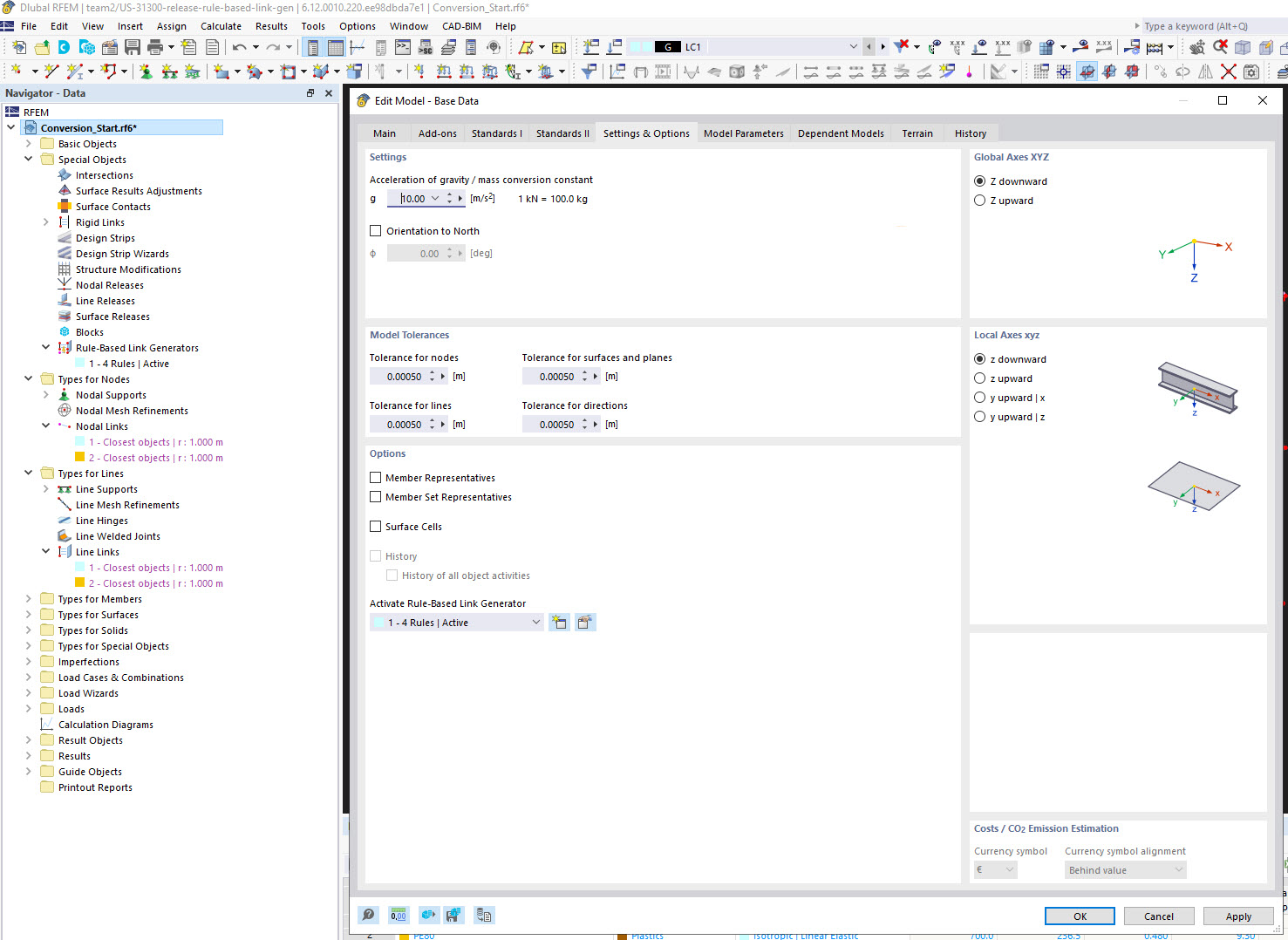 Генератор связей на основе норм (US-26200)