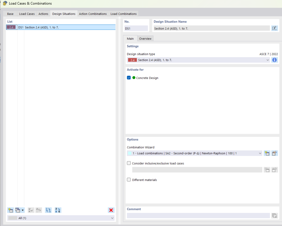 KB 2033 | Расчетная ситуация