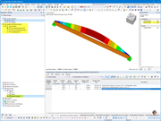 Изображение собственной формы - Потеря устойчивости верхнего пояса