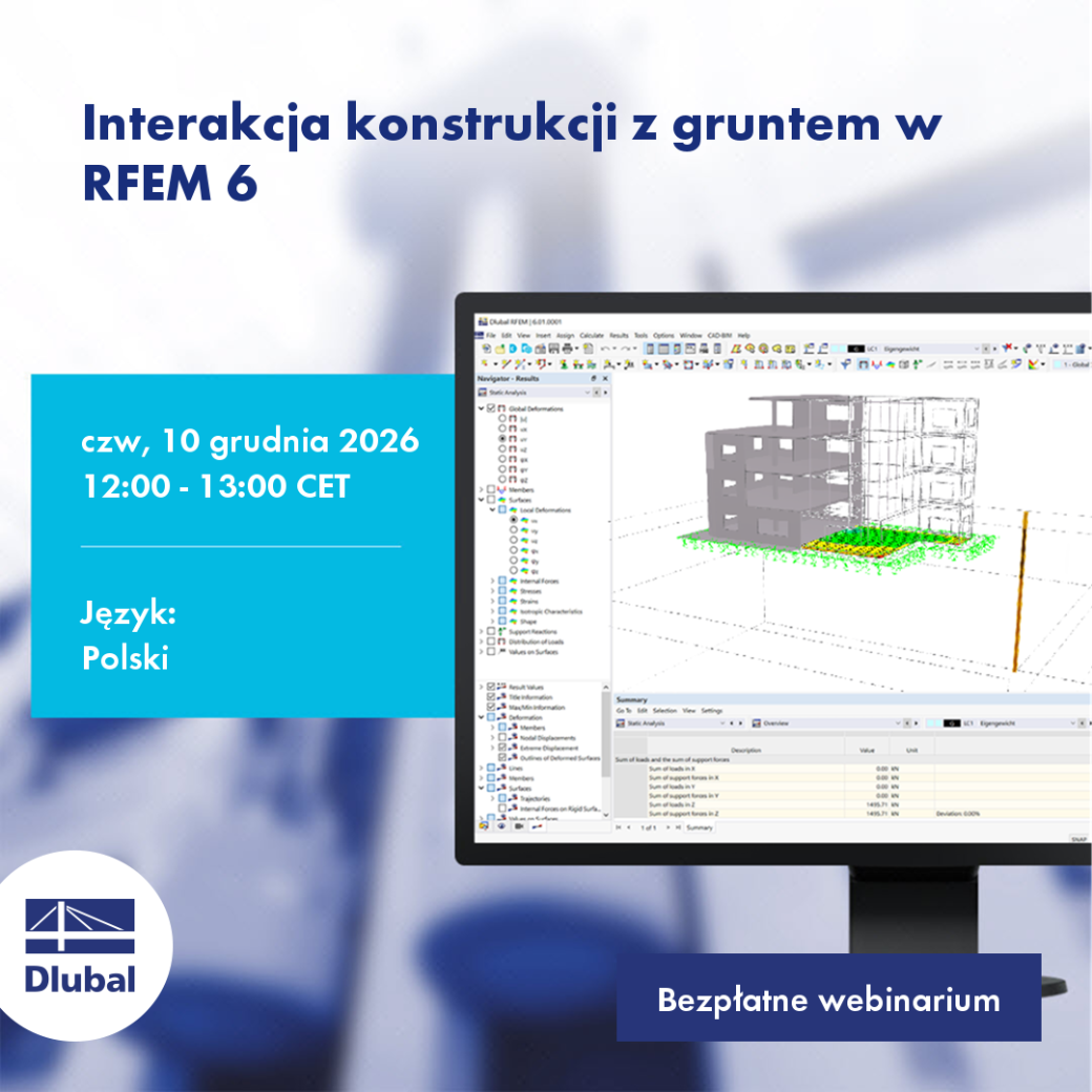 Взаимодействие конструкции с грунтом в RFEM 6