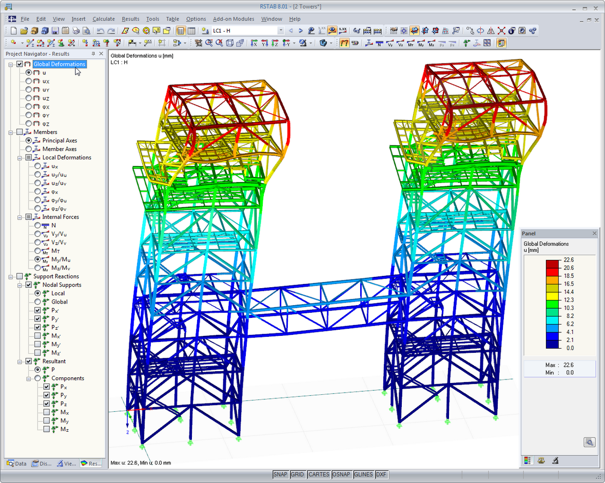 工业脚手架变形
