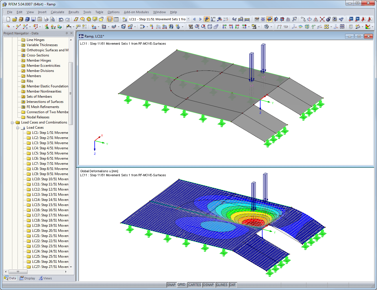 Generierte Lasten in RFEM