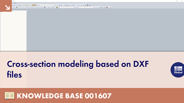 Querschnittsmodellierung auf Basis von DXF-Dateien
