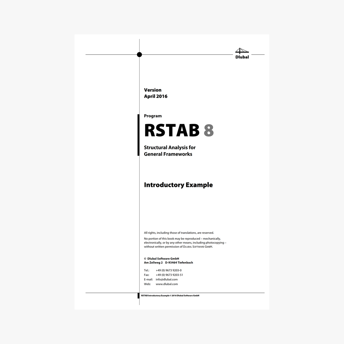 RSTAB 8 - Einführungsbeispiel