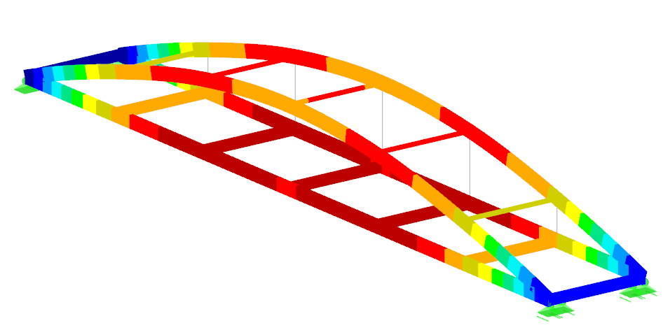 Parametric Modeling of Arch Bridge in RFEM