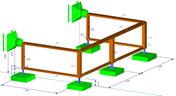在设计时兼顾结构分析，木结构设计和经济效益