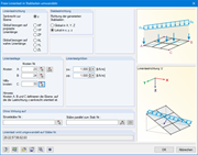 Freie Linienlast in Stablasten umwandeln