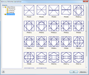 Bibliothek mit inneren Bühnen