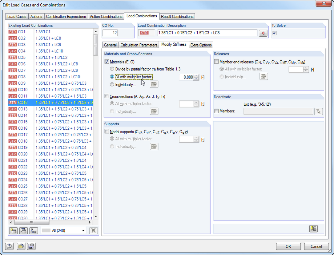 Zuordnung der Bemessungssituationen zu den Kombinationsregeln