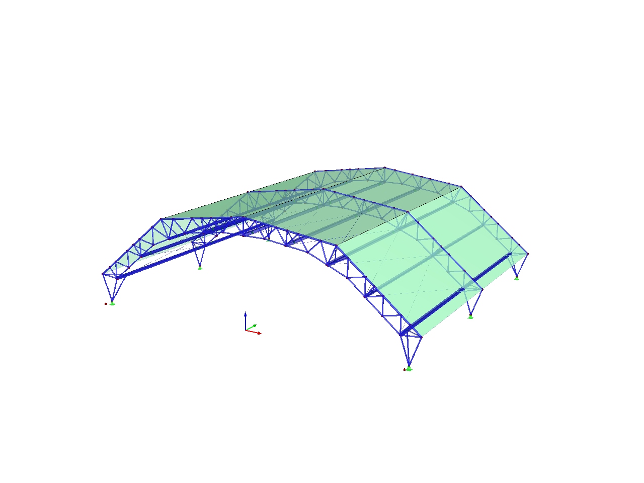 Stahl-Membrankonstruktion