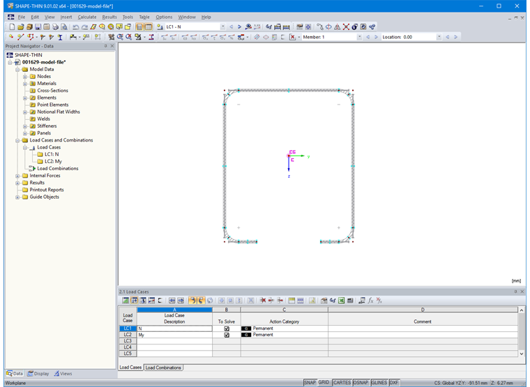 表 2.1 荷载工况