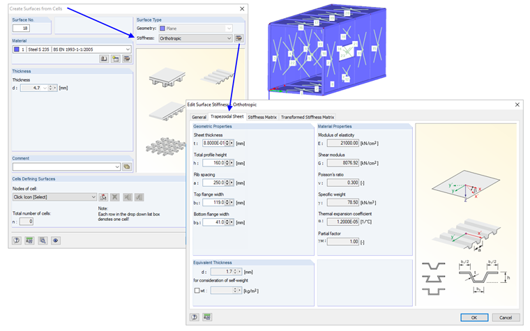 由单元格创建面