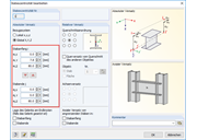 Zusammenfassung der Nachweise in RF-JOINTS Stahl - Gelenkig