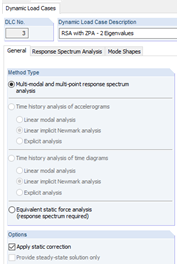 Aktivierung der ZPA-Methode in DYNAM Pro - Erzwungene Schwingungen