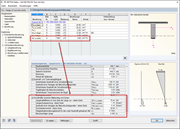 Ergebnisausgabe für die Schubfugenbemessung