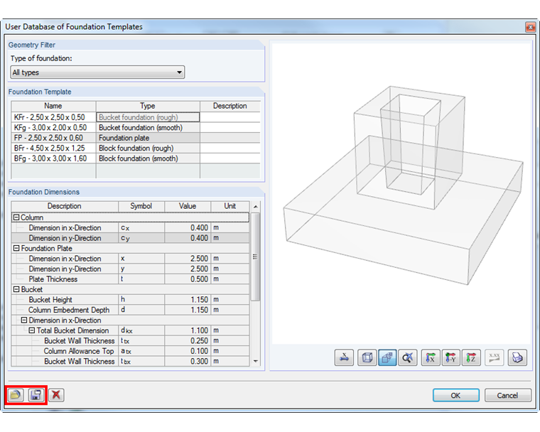 导入/导出基础模板