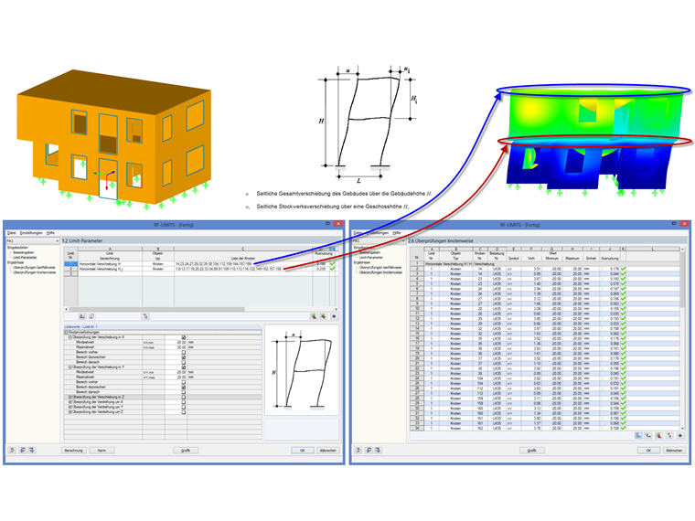 位移和定义的极限的比较